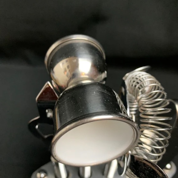 4pc bar set opener, tongs, strainer, and measuring jigger - Picture 7 of 9